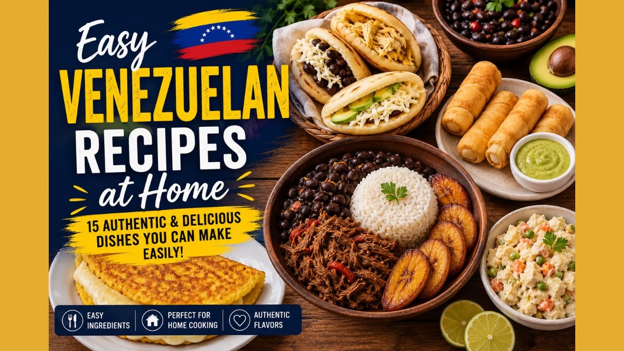 easy venezuelan recipes at home, easy venezuelan recipes, venezuelan food at home, arepas recipe, venezuelan empanadas, pabellón criollo recipe