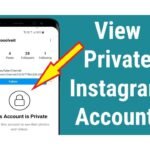 how to see private instagram account